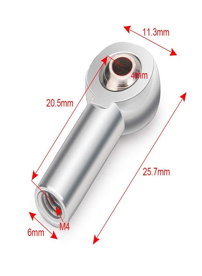 QUE-T M4 Metal Link Rod End Ball for 1/10 RC Crawler Car SCX10II 90046 D90 CC01 Trx4 (Pack of 20) - Image 2